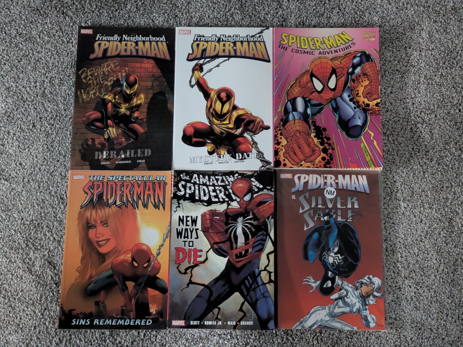 6 Amazing Spectacular Friendly Neighborhood Spider-Man Trade Paperback TPB Lot
