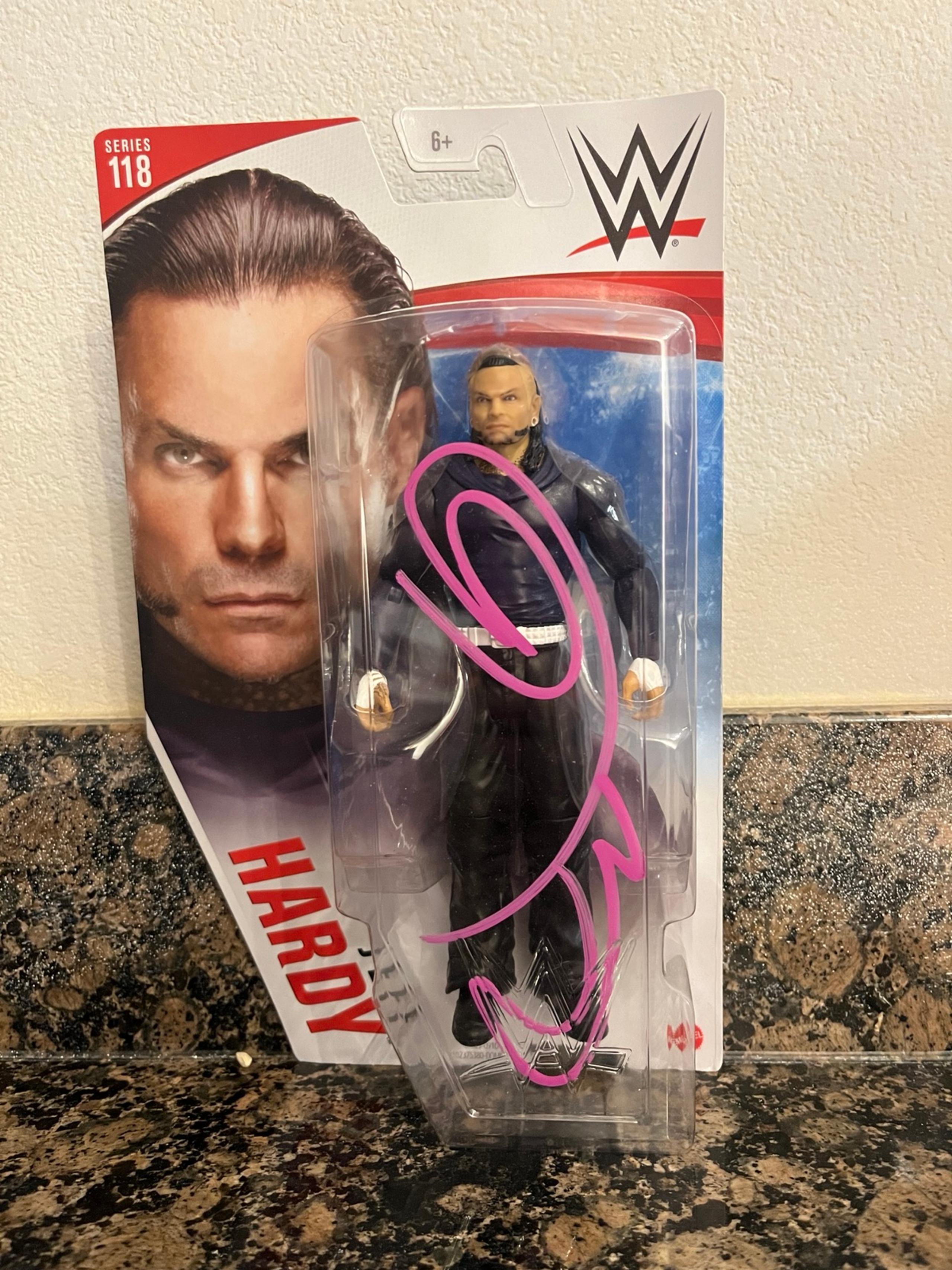 Jeff Hardy Autographed Figure