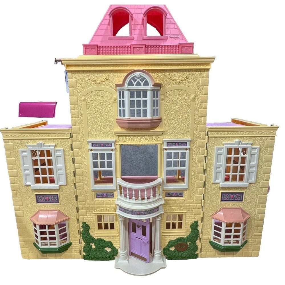 Fisher Price Doll House Loving Family Twin Time Grand Mansion Dollhouse 2005