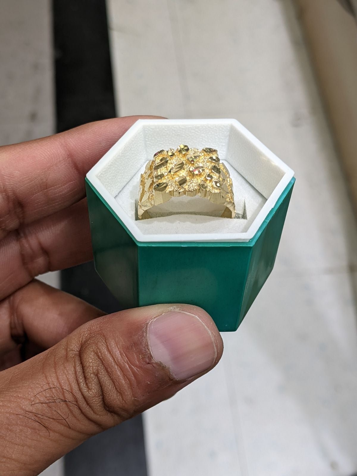 10kt Real Gold Nugget Ring