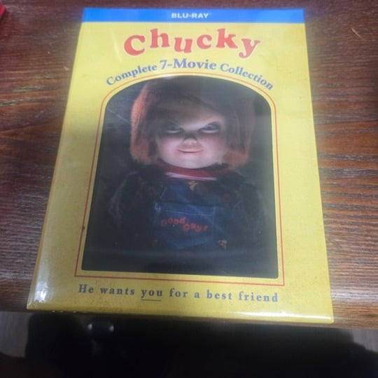 Chucky 7 Movie Blu-ray Collection Lenticular Band New Unopened