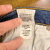 Hudson NWT Sz 4 (27) Crop Muse Skinny Womens Jeans 5” Cuff Distressed Stretch