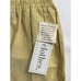 Vintage Womens Small Linen Faux Wrap Elastic Waist Skirt Usa