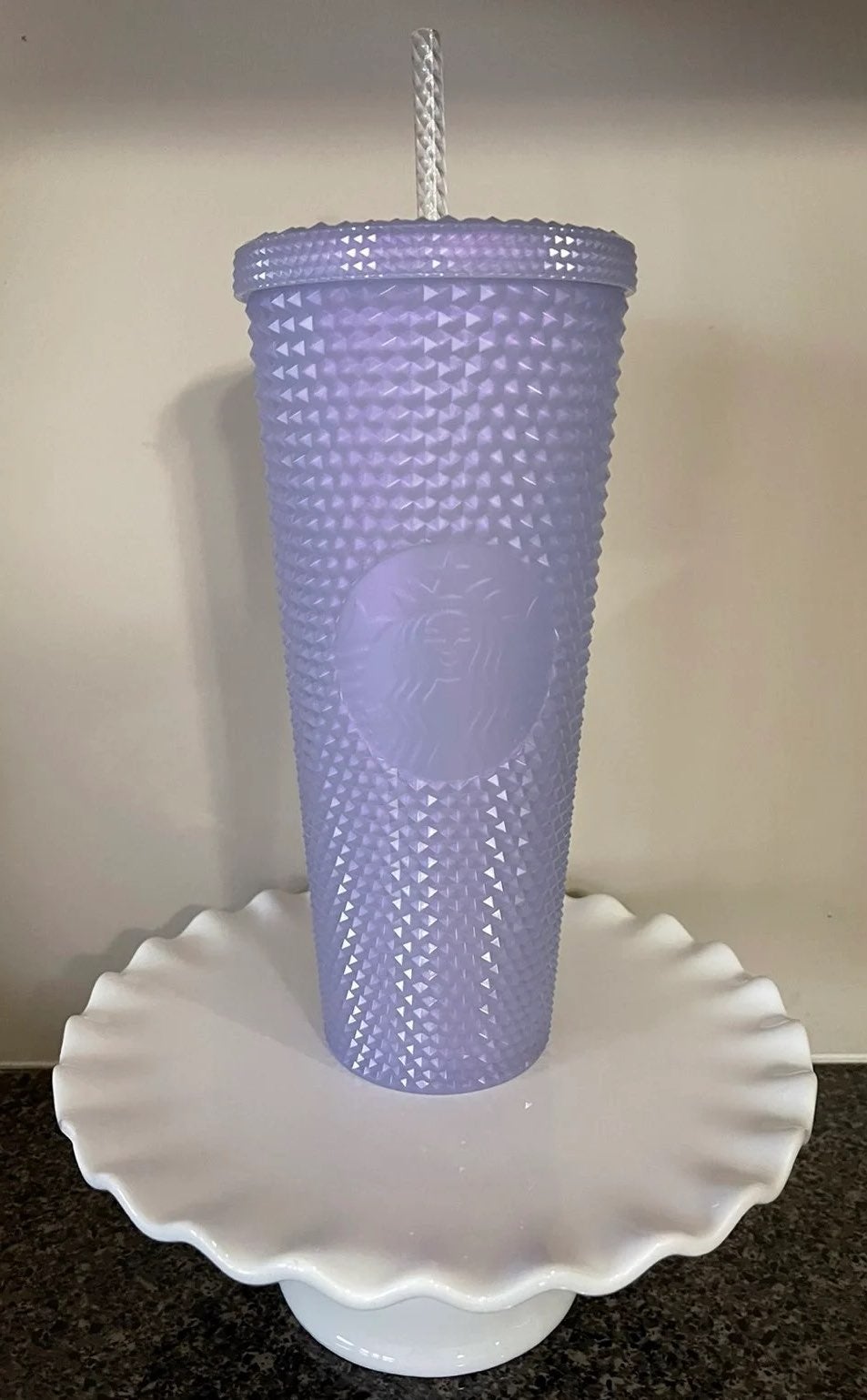 Starbucks Icy lilac Studded Holiday Tumbler