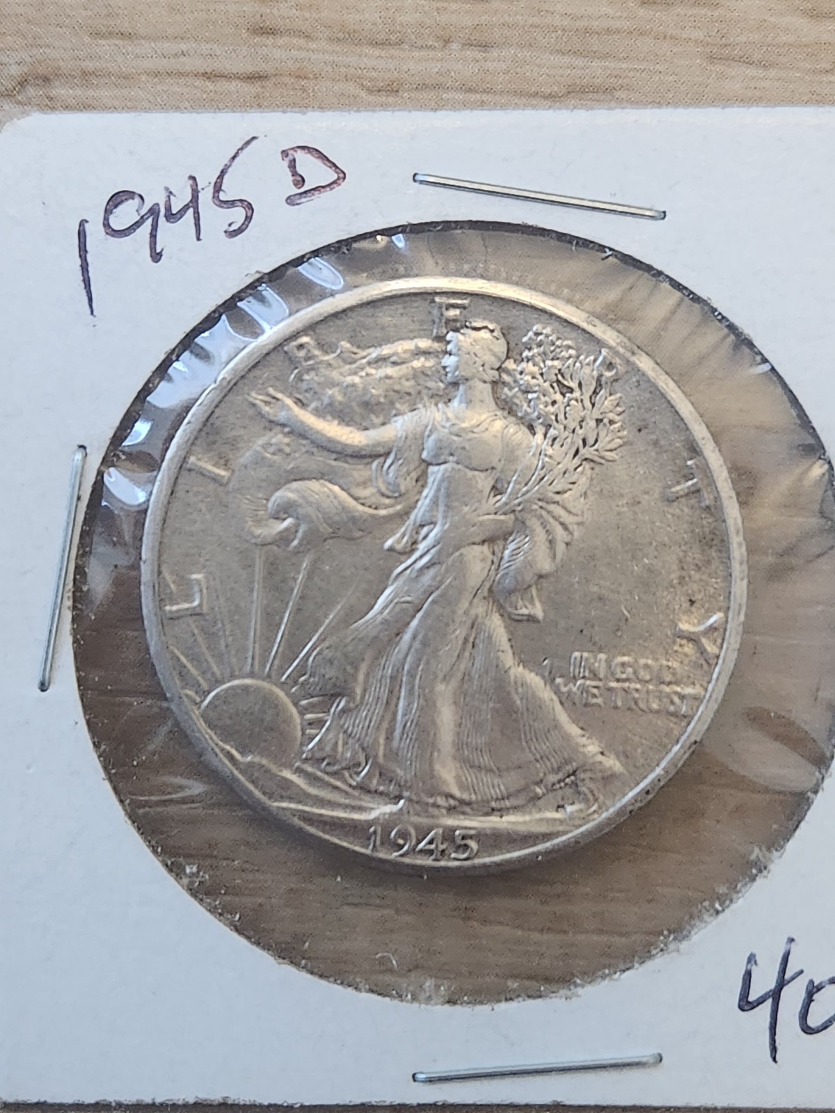 Standing Liberty Half Dollar 1945D