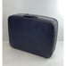 Vintage 1960s Samsonite Fashionaire Hard Shell Suitcase Navy Blue 16”x20” No Key