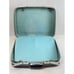 Vintage 1960s Samsonite Fashionaire Hard Shell Suitcase Navy Blue 16”x20” No Key