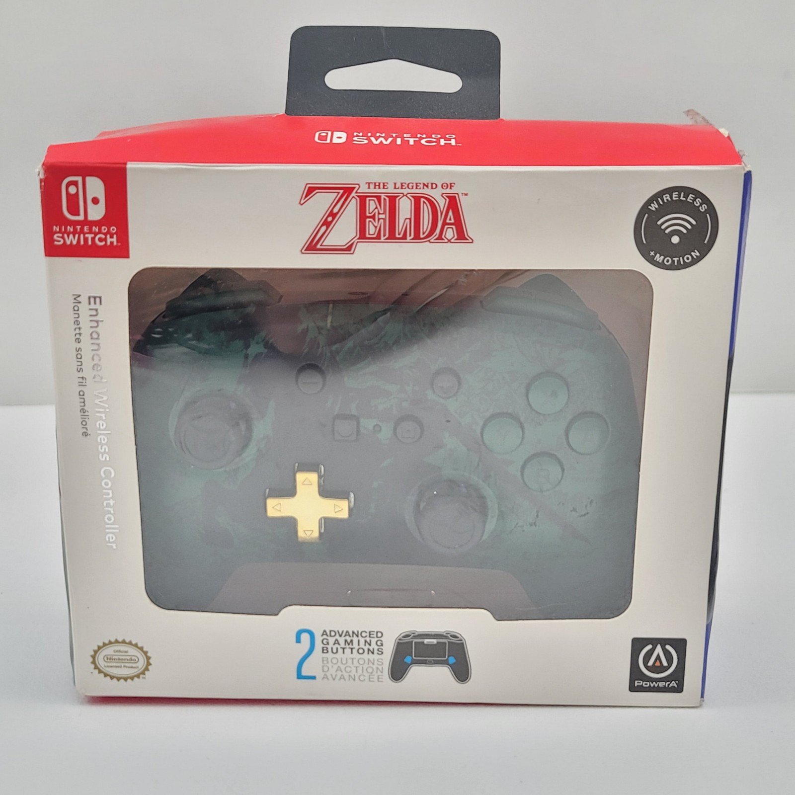 Zelda Nintendo Switch Enchanced Wireless Controller- Link Silhouette PowerA