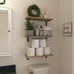Wood Floating Shelves Set of 6, Shelves for Wall Decor, Farmhouse Shelf