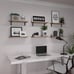 Wood Floating Shelves Set of 6, Shelves for Wall Decor, Farmhouse Shelf