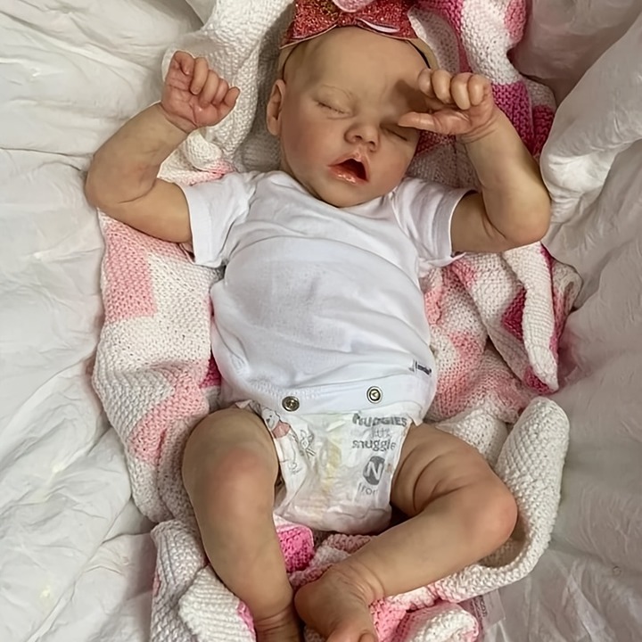 Realistic 18 TwinA Reborn Baby Dolls with Soft Touch 3D Paint and Visible Veins