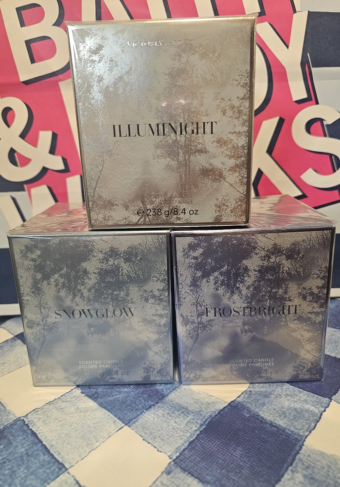 Illuminight/snowglow/frostbright candles from Victorias Secret x3