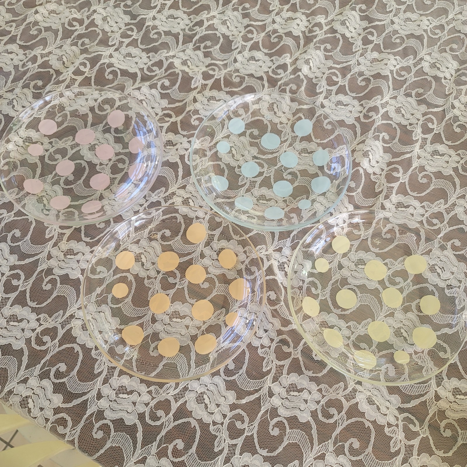 Vintage collectable MCM katja plate set