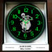 Vespa Scooter Motorcycle Garage Shop Glow In The Dark Wall Clock New!