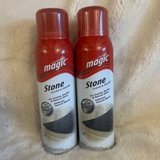 2 NEW Magic Stone Cleaner & Polish ORIGINAL 17 oz RARE Cleans Marble and Stone