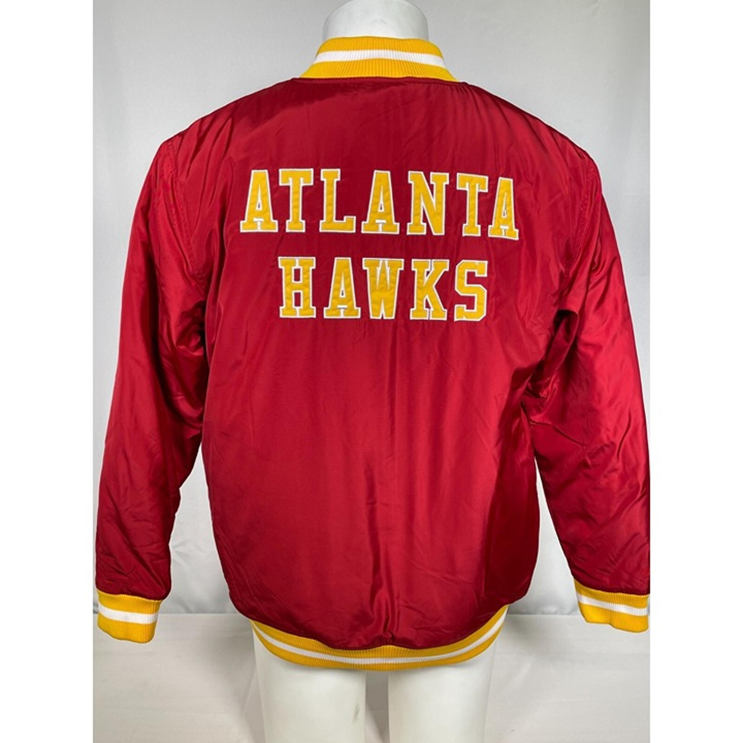 Atlanta Hawks NBA Mitchell & Ness Red Throwback Jacket Men's MEDIUM NWT