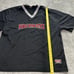 Vintage FUBU Athletics Jersey Mens 3XL Black Red V-Neck Embroidered 1992 Hip-Hop