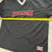 Vintage FUBU Athletics Jersey Mens 3XL Black Red V-Neck Embroidered 1992 Hip-Hop