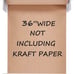 36 Kraft Paper Roll Holder Dispenser & Cutter Wall Mounted - White