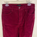 FAVORITE DAUGHTER Womens Valentine Flare Corduroy Pants Size 30 Maroon Banner