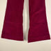 FAVORITE DAUGHTER Womens Valentine Flare Corduroy Pants Size 30 Maroon Banner
