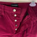 FAVORITE DAUGHTER Womens Valentine Flare Corduroy Pants Size 30 Maroon Banner