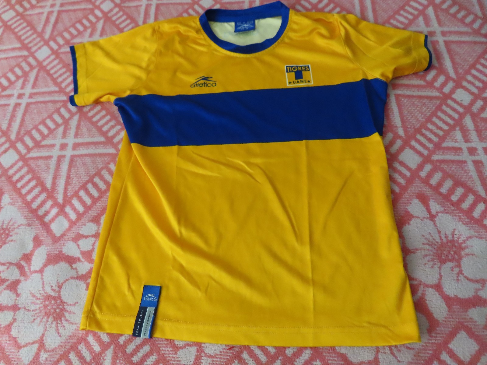 Tigres UANL atletica Soccer Jersey Yellow Size Youth XL