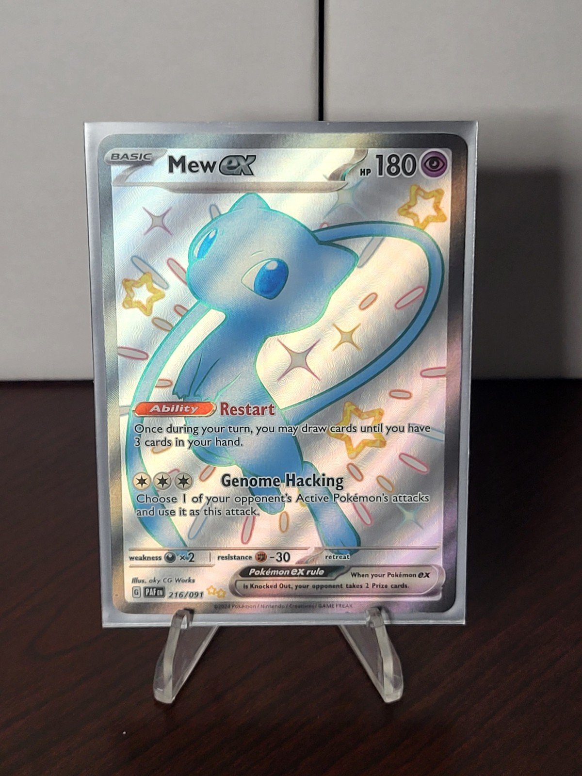 2024 Pokemon Shiny Mew EX