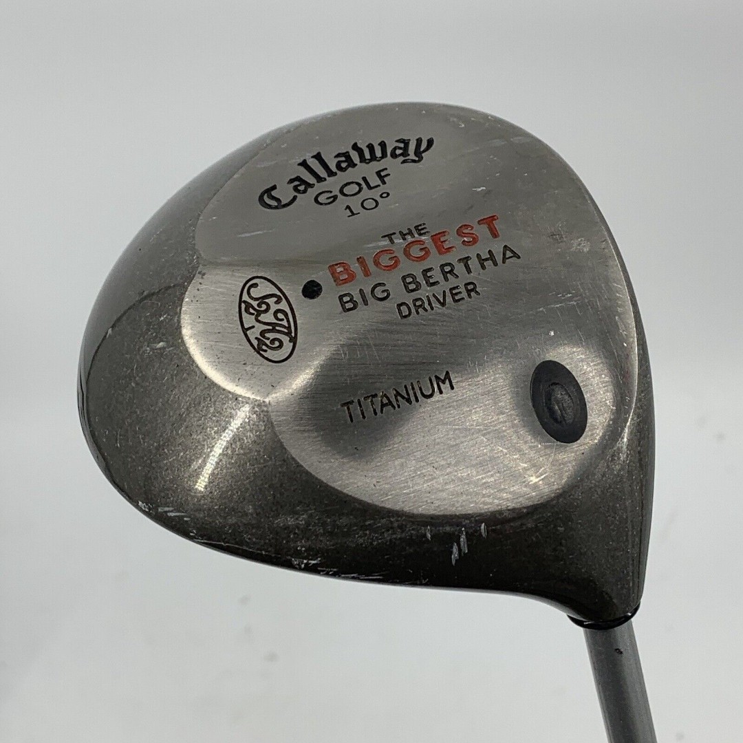 Callaway The Biggest Big Bertha Ti 10º Driver Stiff Flex Graphite Excellent