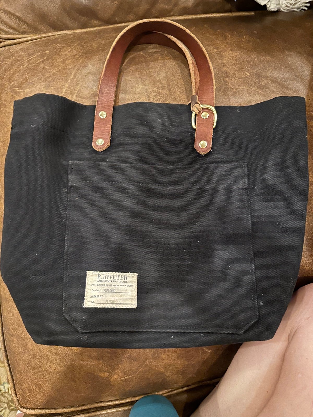 R riveter canvas purse