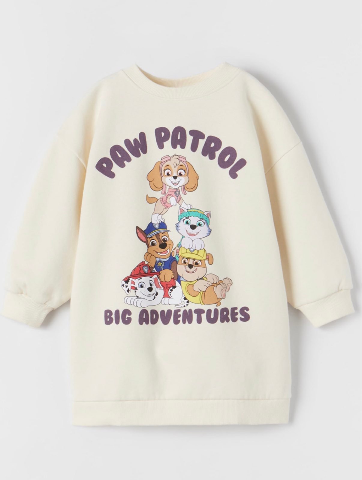 Zara Paw Patrol Nickelodeon Plush Dress sz 18-24 months