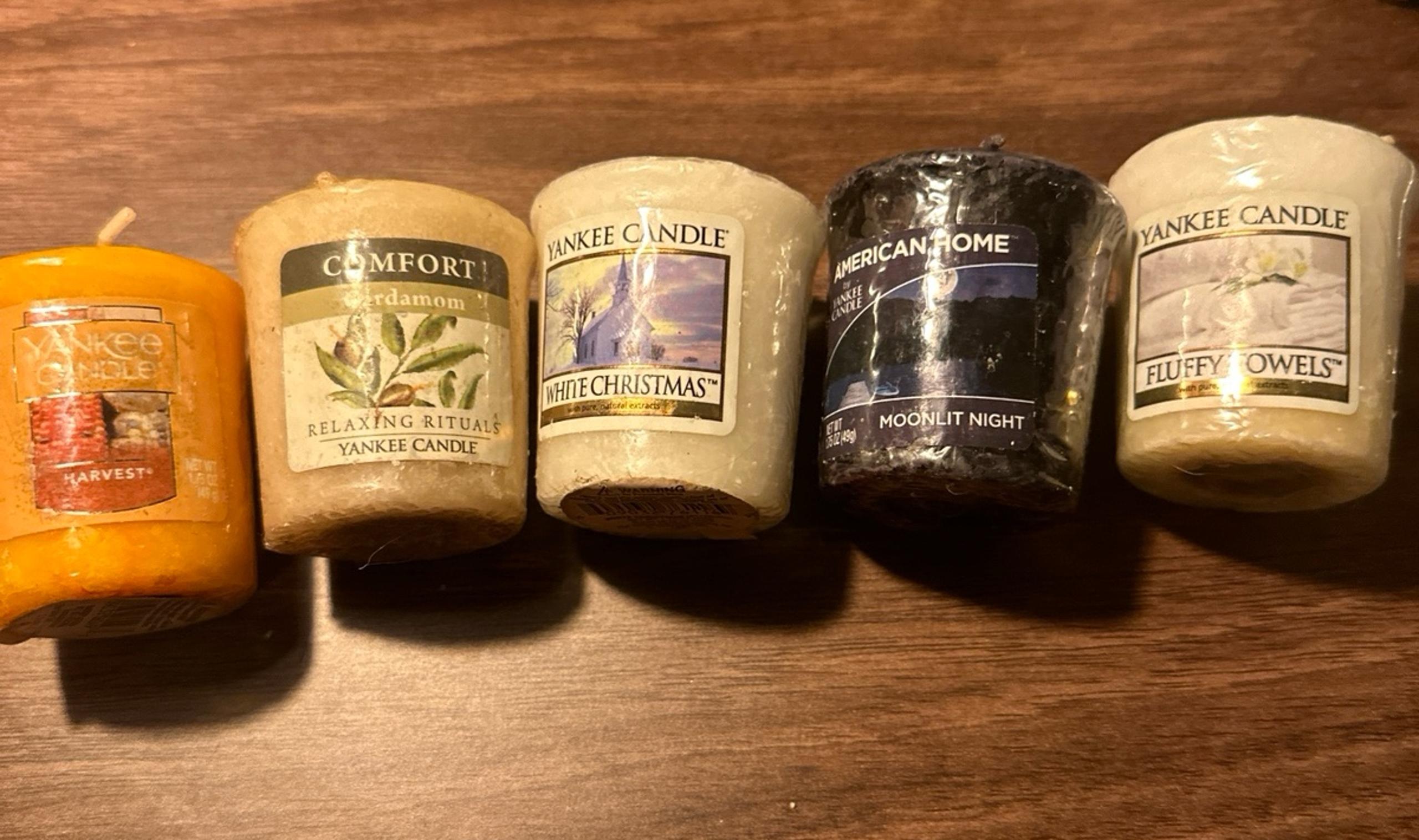yankee candle votives x 5