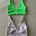 lululemon Align V-Neck Bra Bundle - size 4 Meadowsweet Pink & Pistachio