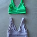 lululemon Align V-Neck Bra Bundle - size 4 Meadowsweet Pink & Pistachio