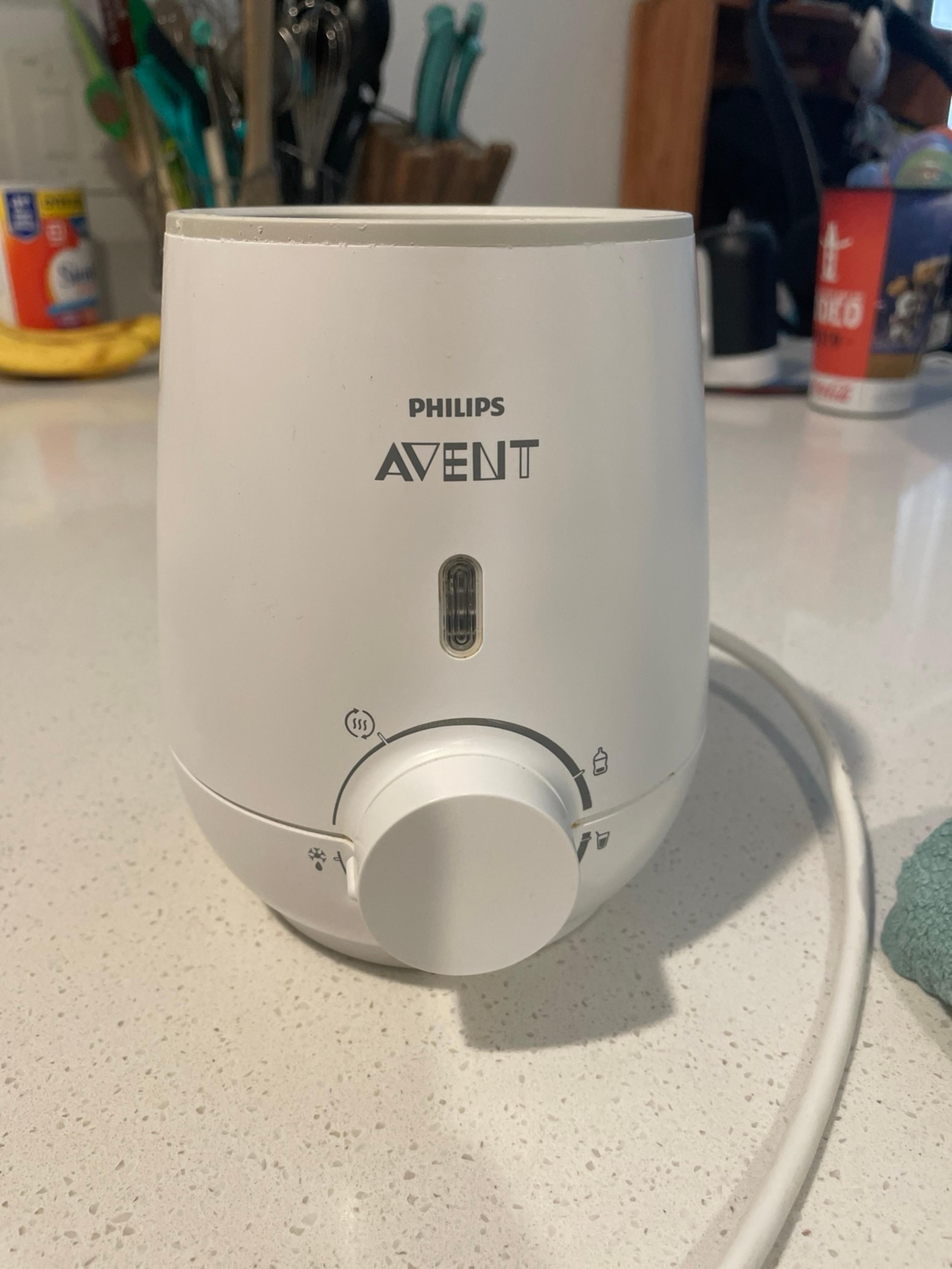 philips avent bottle warmer white