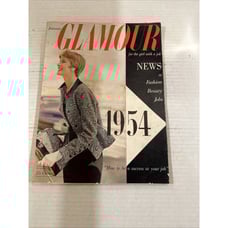 Glamour Jan. 1954 News In Fashion Beauty, Jobs, How To Be A Success At Your Job