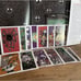 Tim Burton Nightmare Before Christmas Santa Hard Cover Book w/ DVD & 13 Prints
