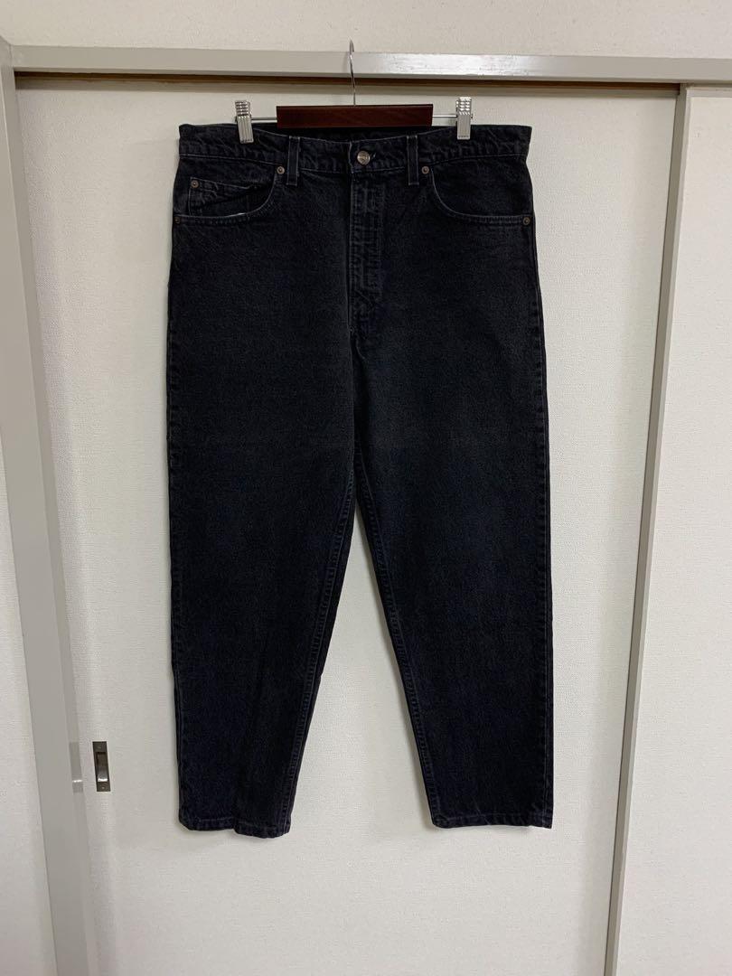 90s Levi's 550 Black Red Tab Made in USA w36 ①⑤