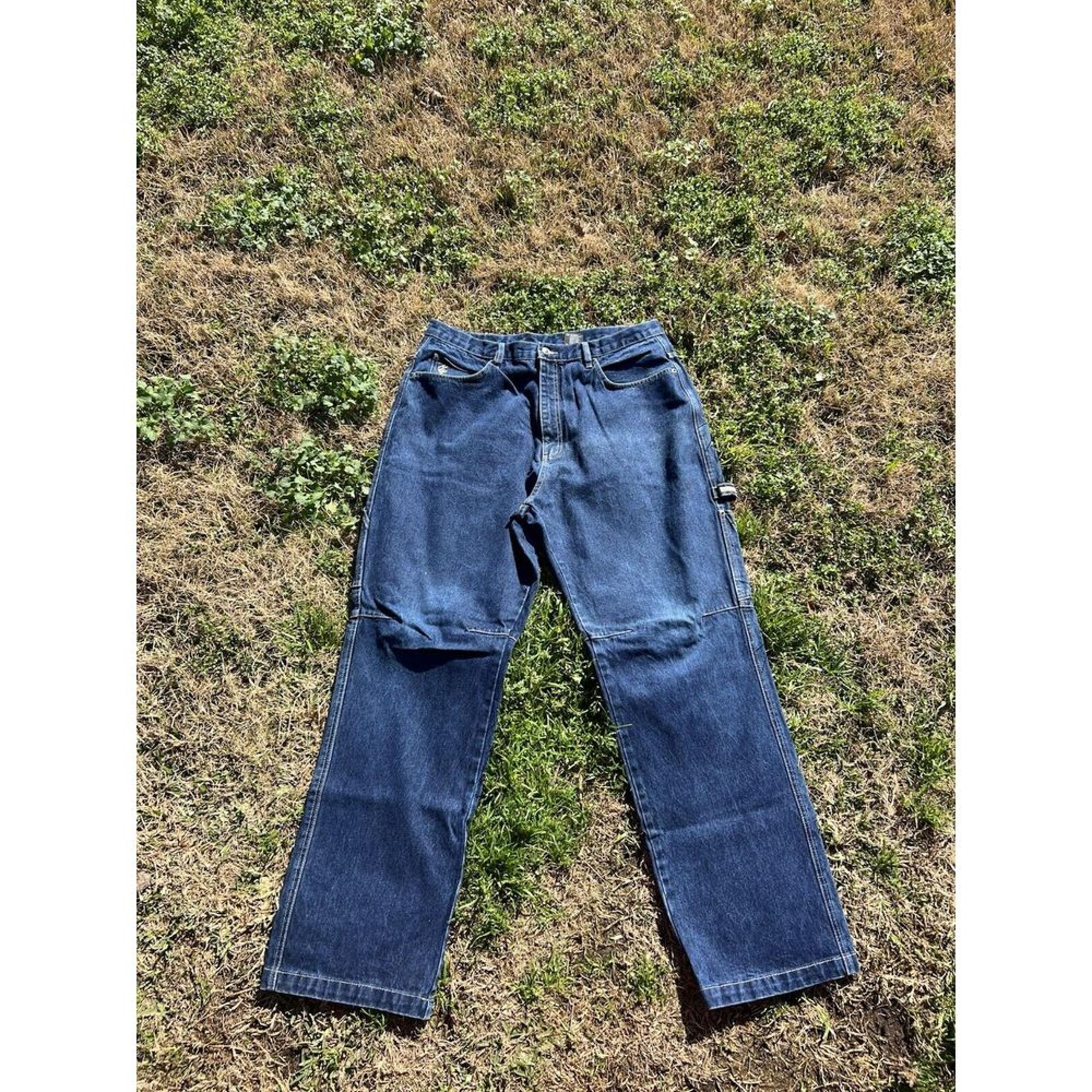 Rocawear Baggy Carpenter Men's Jeans Black Size 38x34  Y2K Vintage Skater