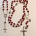 Memorial funeral flower rosary