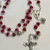 Memorial funeral flower rosary