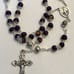 Memorial funeral flower rosary