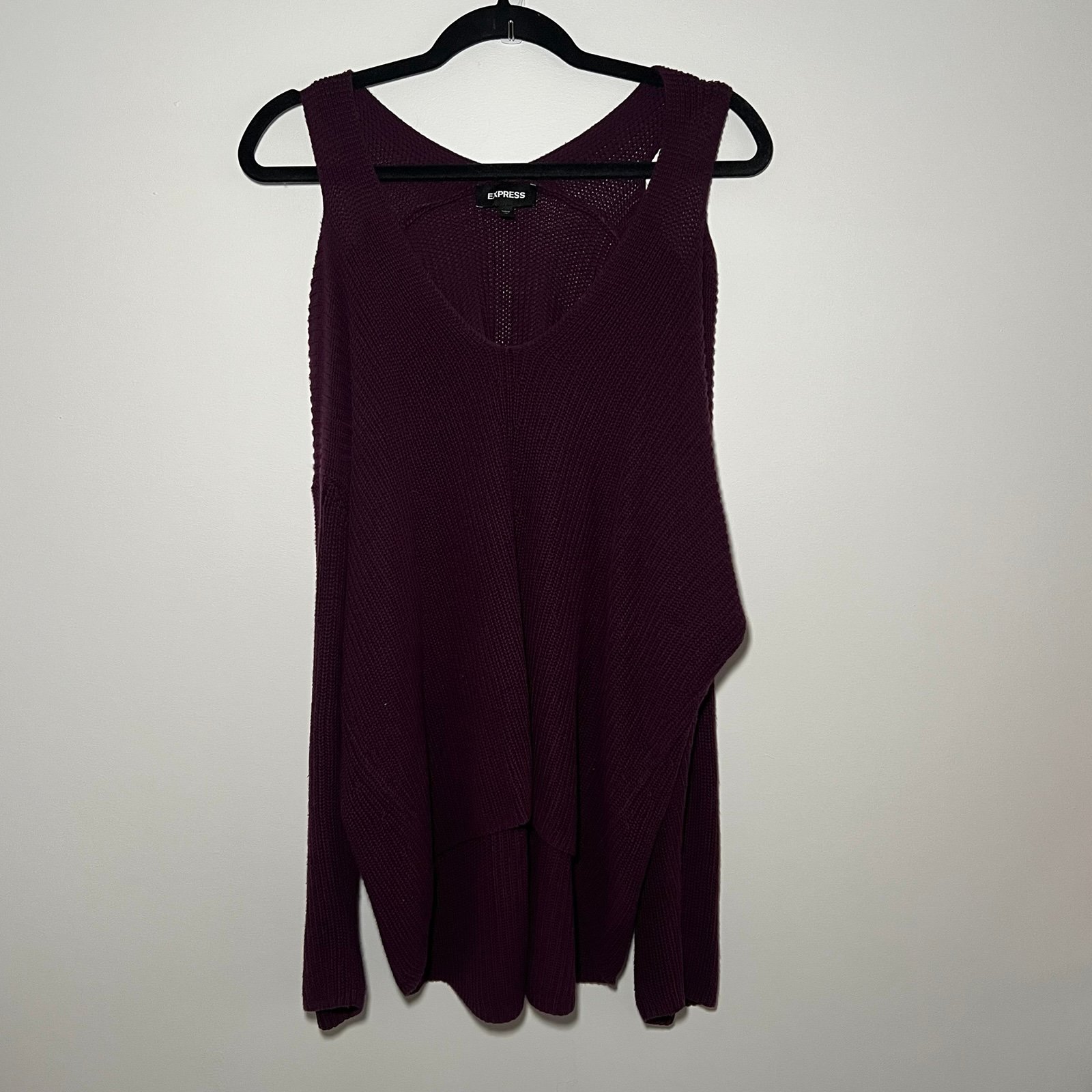Express Cold Shoulder Sweater Size L