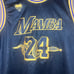 Kobe Bryant Black Mamba 24 Lakers Jersey Size Large