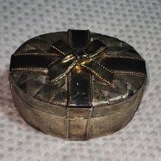 GODINGER EUC SILVERPLATED OVAL TRINKET JEWELLRY BOX
