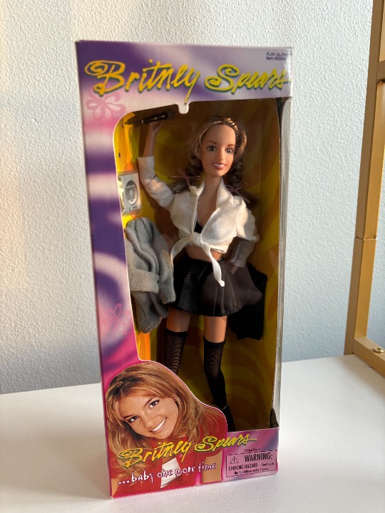 Britney Spears 1999 Baby One More Time Doll New Play Along #20000 White Top NRFB