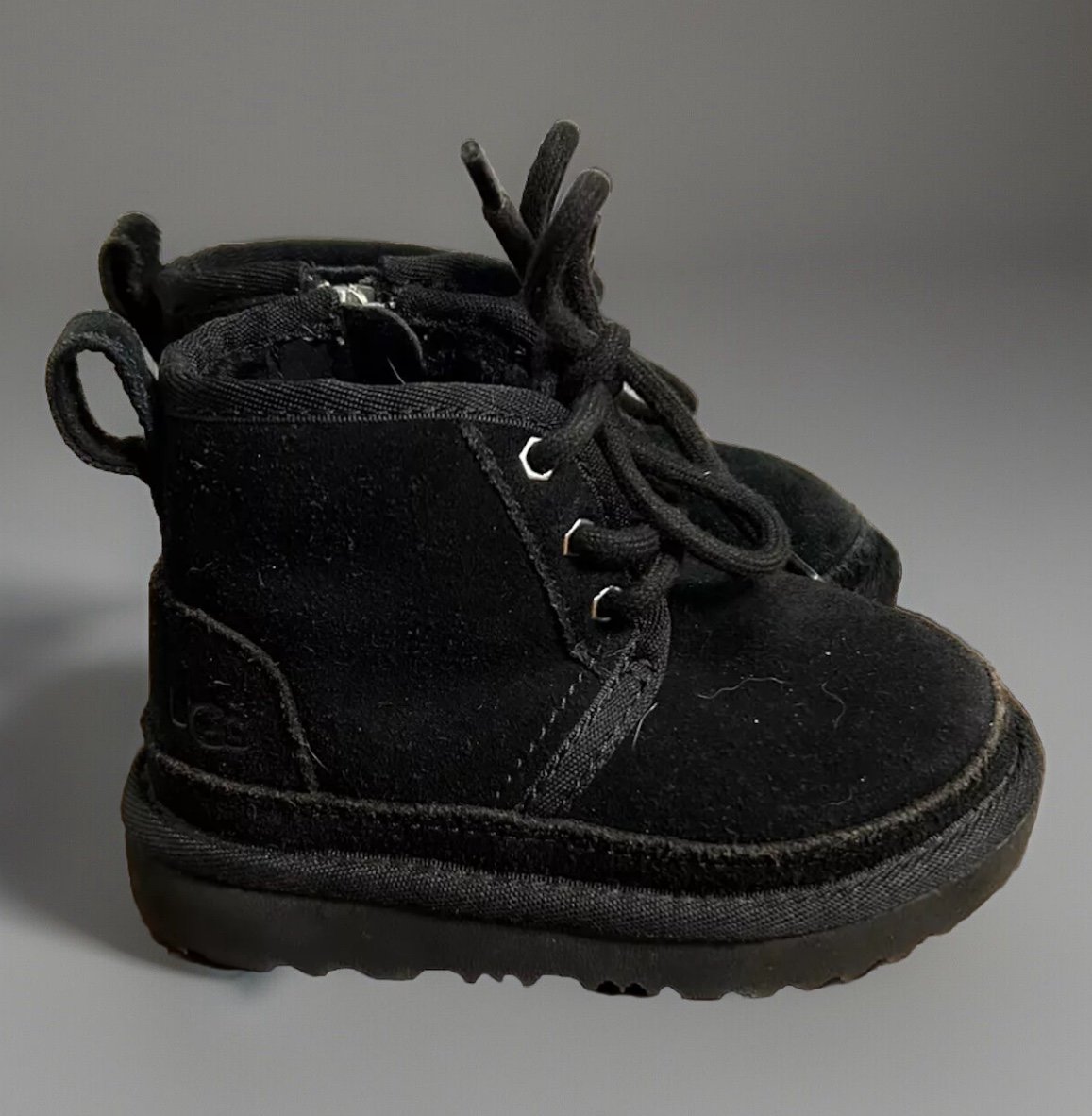 UGG Neumel II Winter Kids Youth Unisex Lined Boots Black Size 7 Toddler