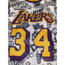 Mitchell & Ness NBA Los Angeles LA Lakers Shaquille O'Neal 34 Doodle Jersey Sz S