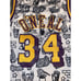 Mitchell & Ness NBA Los Angeles LA Lakers Shaquille O'Neal 34 Doodle Jersey Sz S