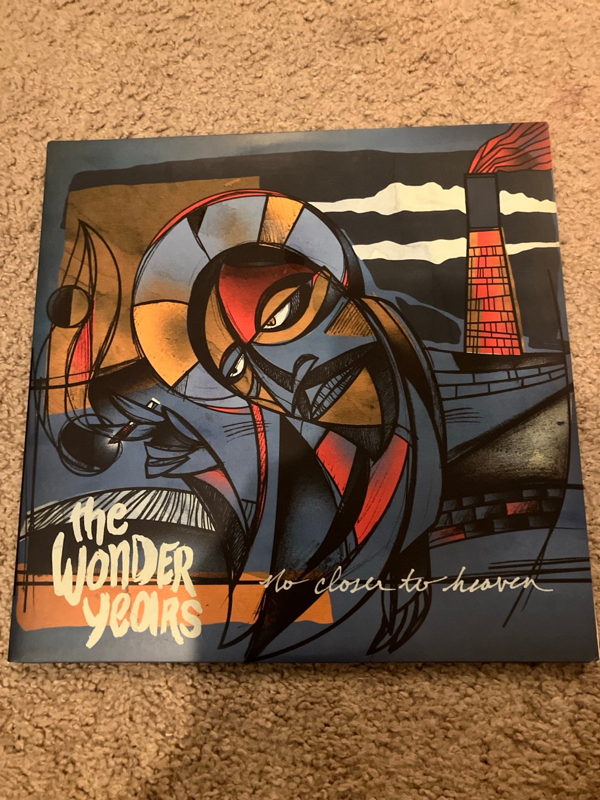 The Wonder Years - No Closer to Heaven 12 Inch Vinyl LP - Red Blue Swirl